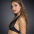 Non-padded underwired bra Jade lace, Noir