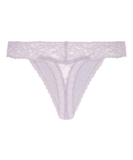 Extra Tief sitzender String Madison, Lila