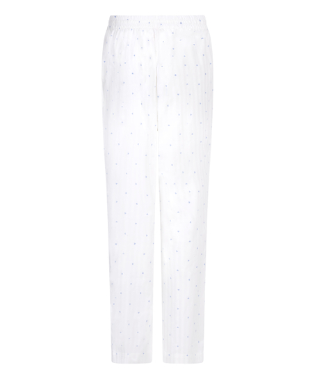 Pantalon de pyjama Jacquard Hearts, Bleu