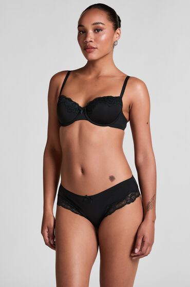 Image of Hunkemöller Slip Secret Lace Schwarz
