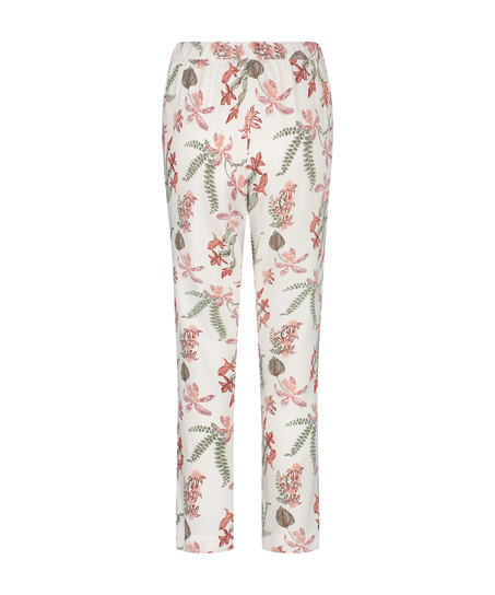 Tall Pantalon de pyjama tiss&eacute;, Blanc