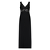 Langes Slipdress, Modal Lace, Schwarz