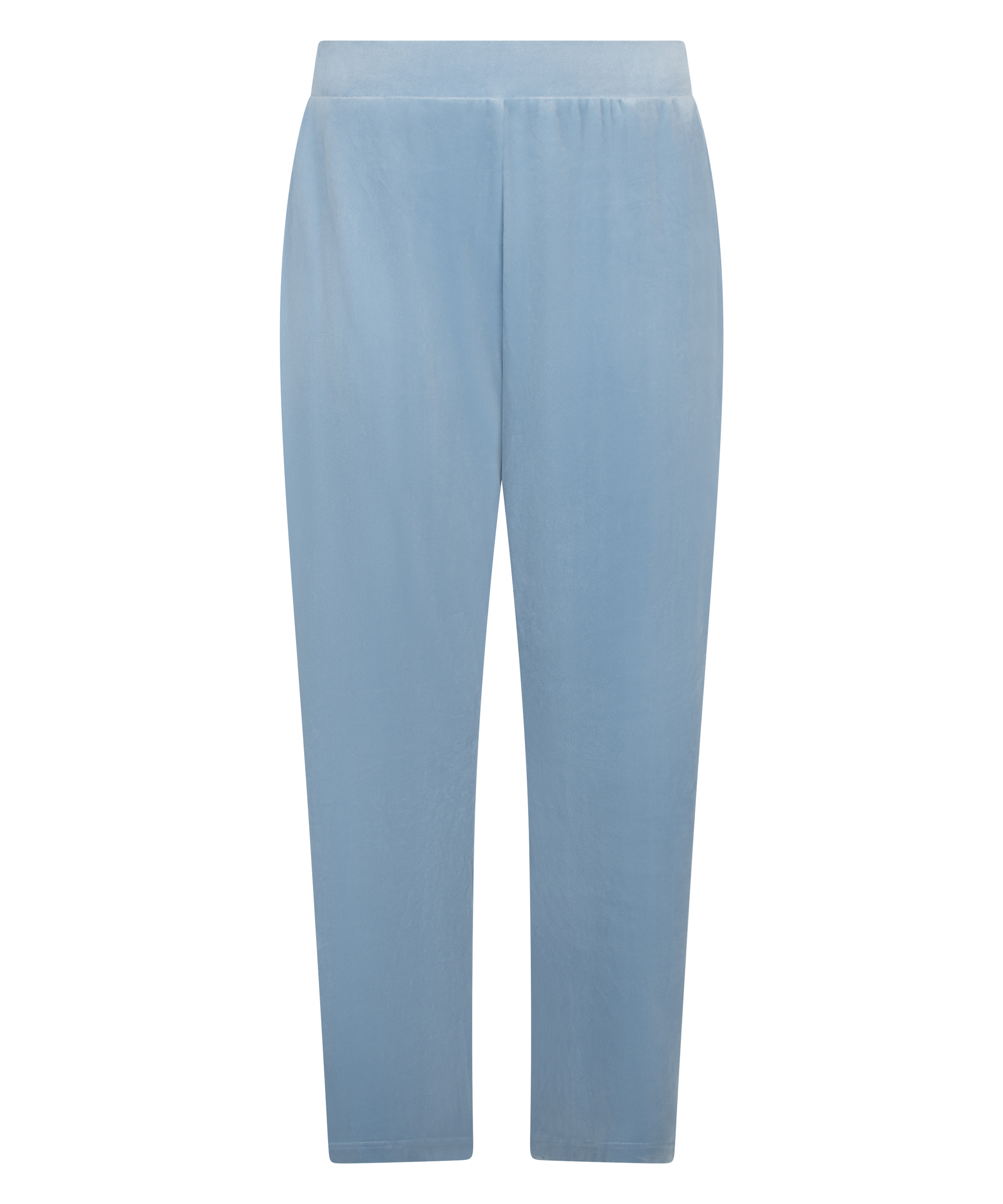 Pyjamahose aus Samt, Blau, main