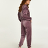 Pantalon de jogging Velours long, Violet