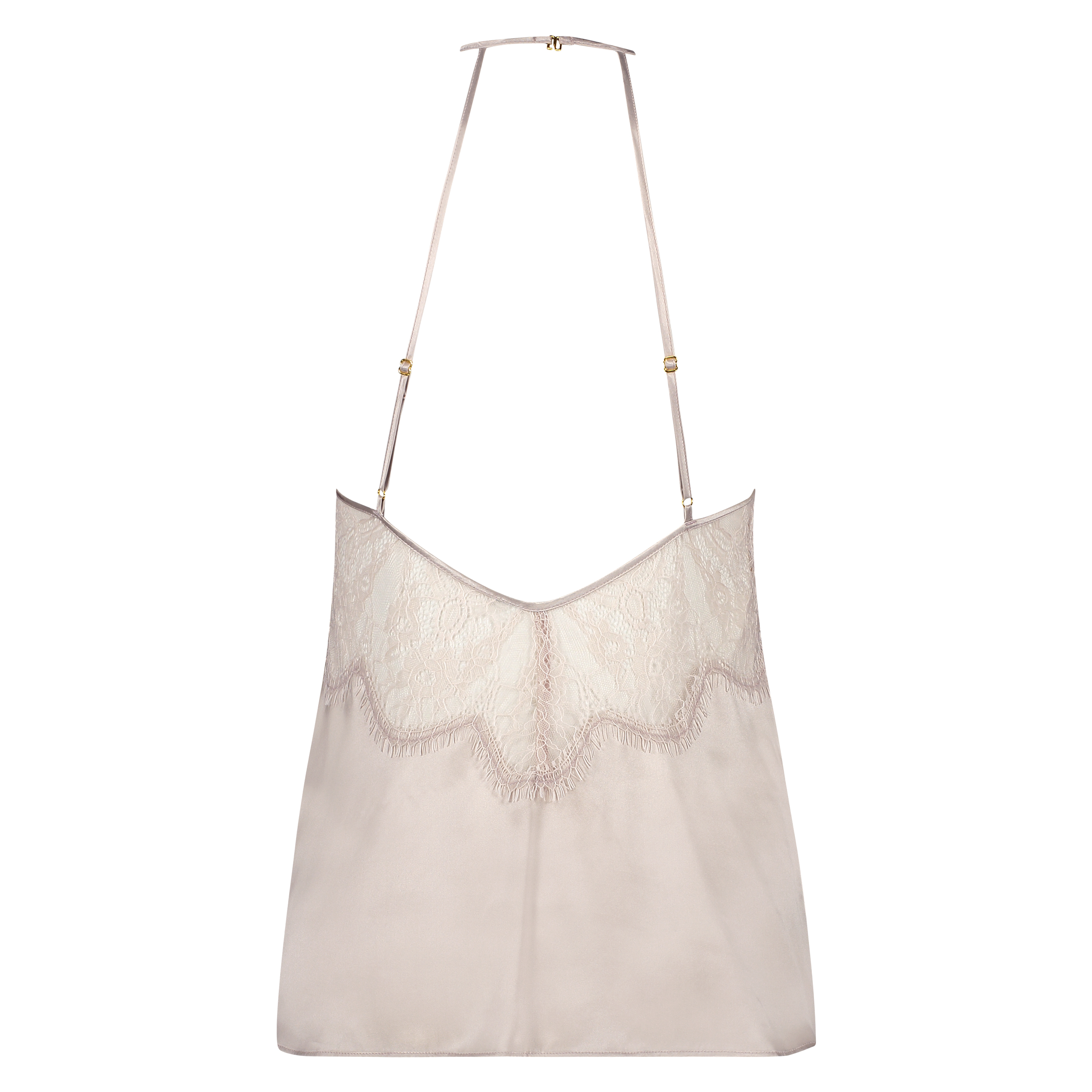 Haut Cami en soie, Rose, main