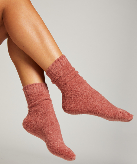 Chaussettes cosy, Rose