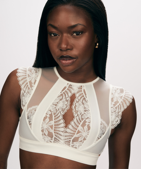 Brassière Indigo, Blanc