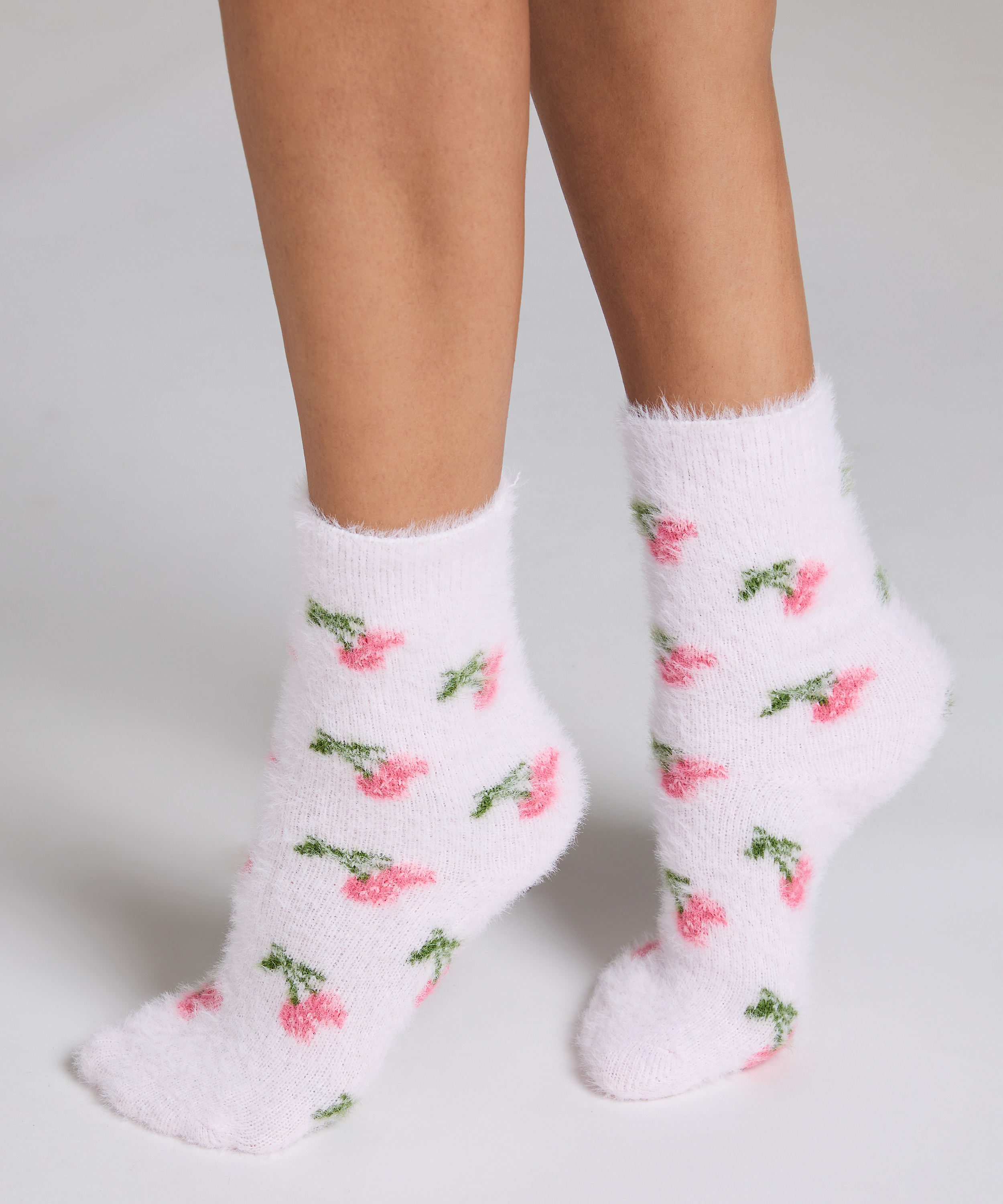 Lot de 2 Paires de Chaussettes Cosy, Rose, main