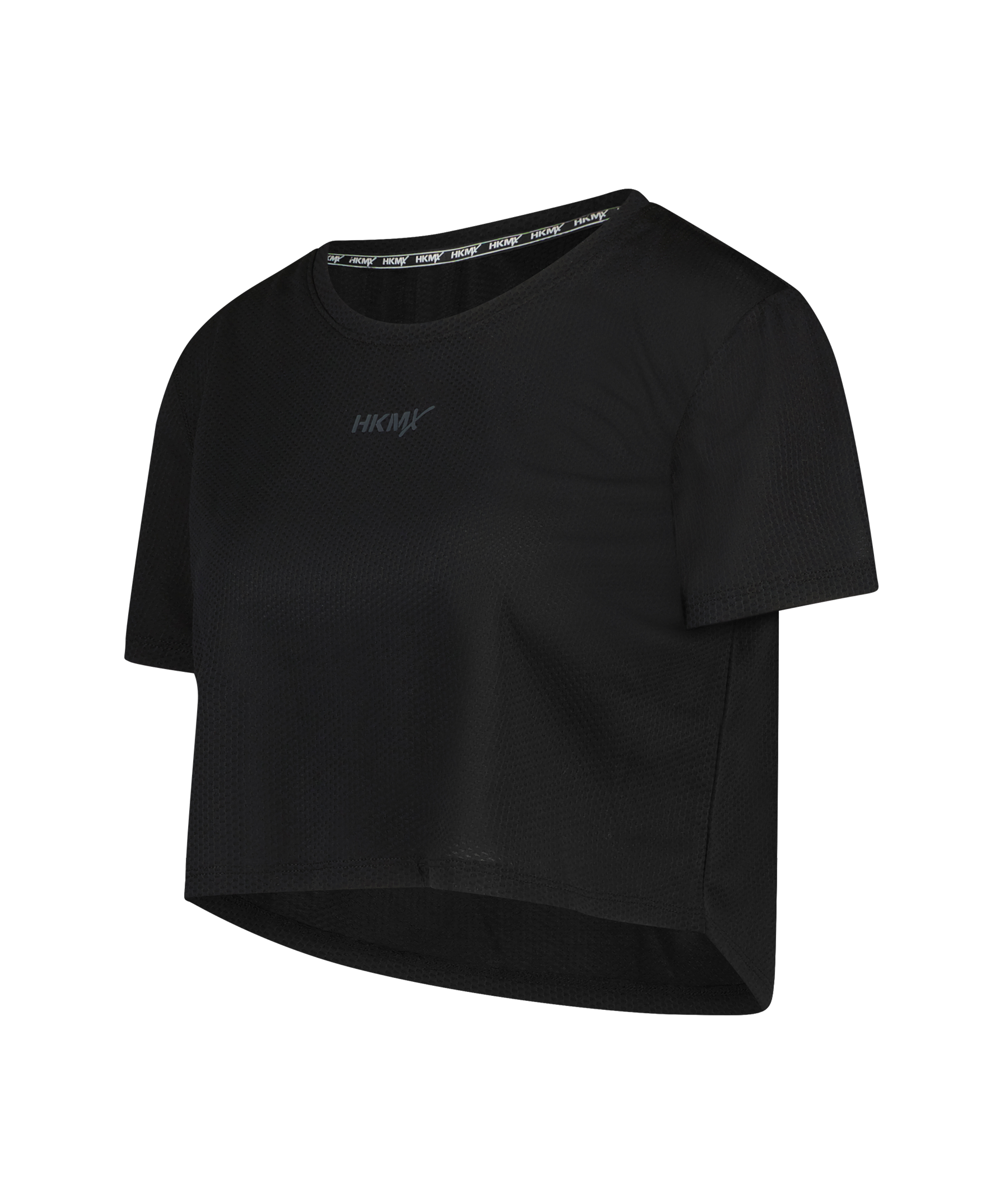 HKMX Crop Top Mesh, Schwarz, main