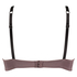 Padded underwired bra Loulou, Braun