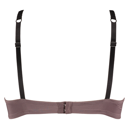 Padded underwired bra Loulou, Braun