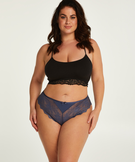 Brazilian mit hohem Beinausschnitt Heira Curvy, Blau