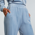 Tall Pantalon de pyjama Velours, Bleu