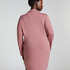 Langärmeliges Jersey-Hemdkleid Essential, Rose