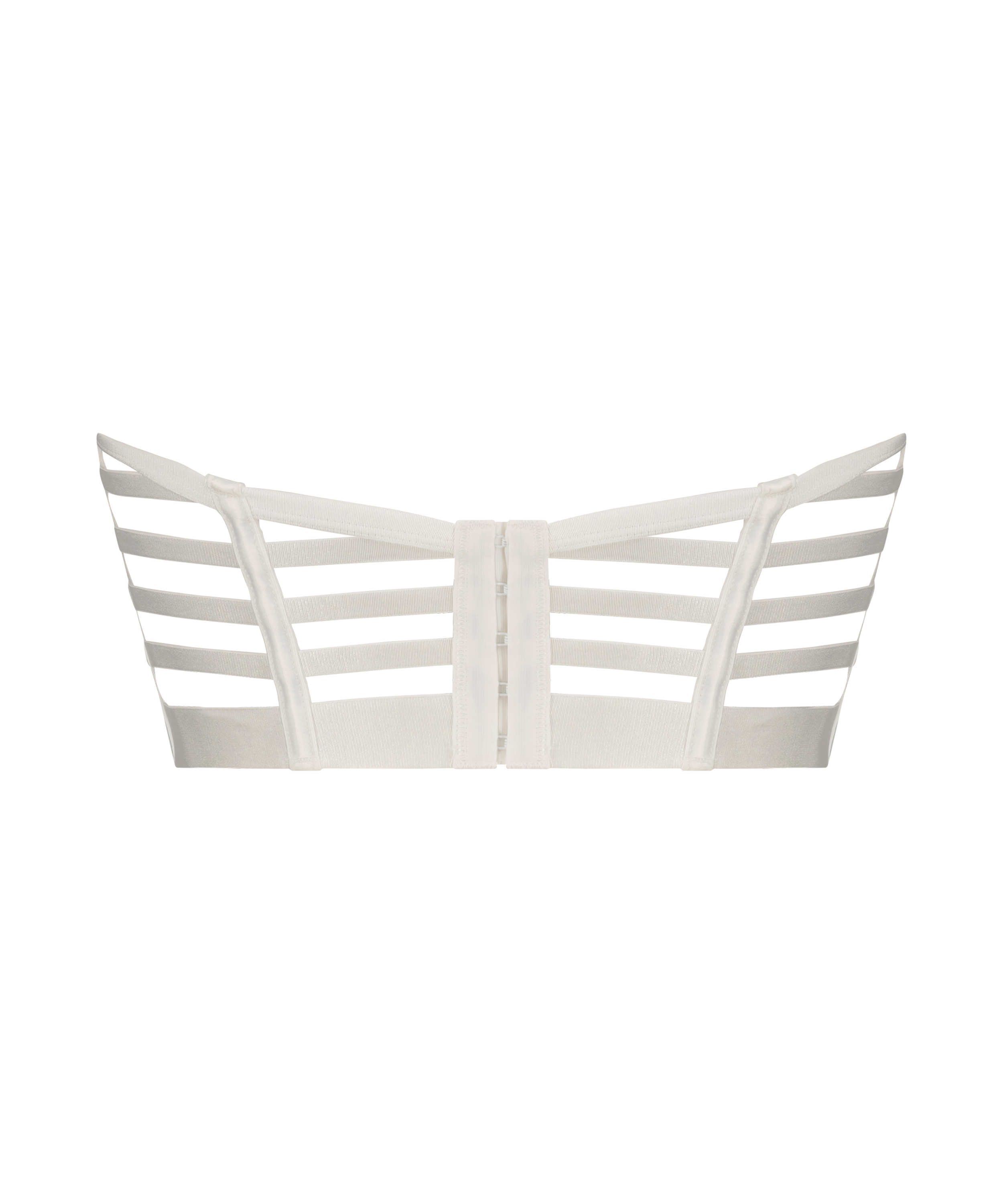 Unwattierter Longline Bügel-BH Seraphina, Weiß, main