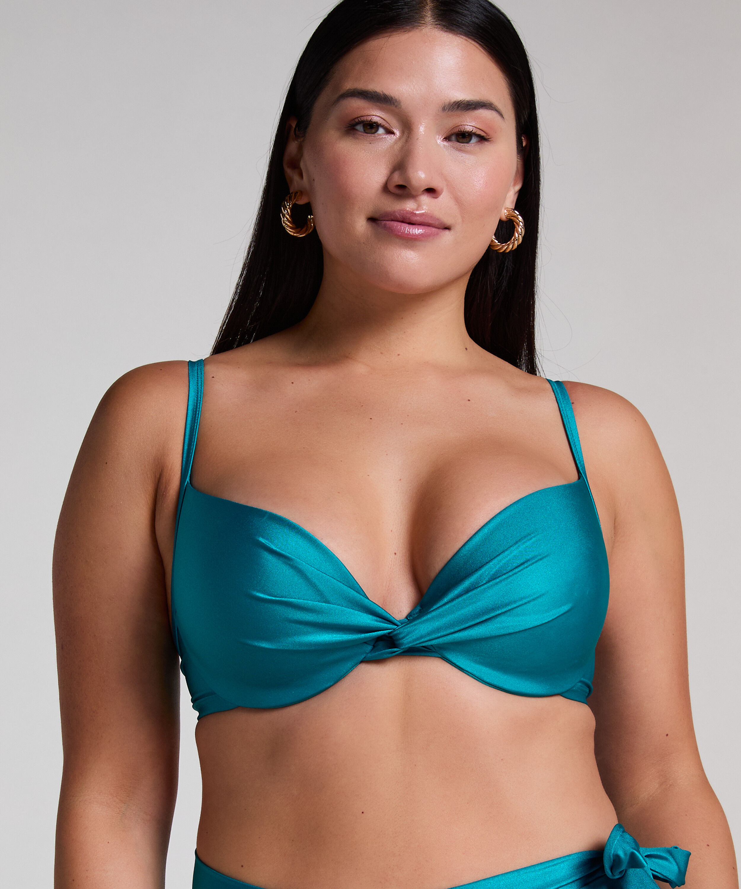 Haut de bikini aqua, Vert