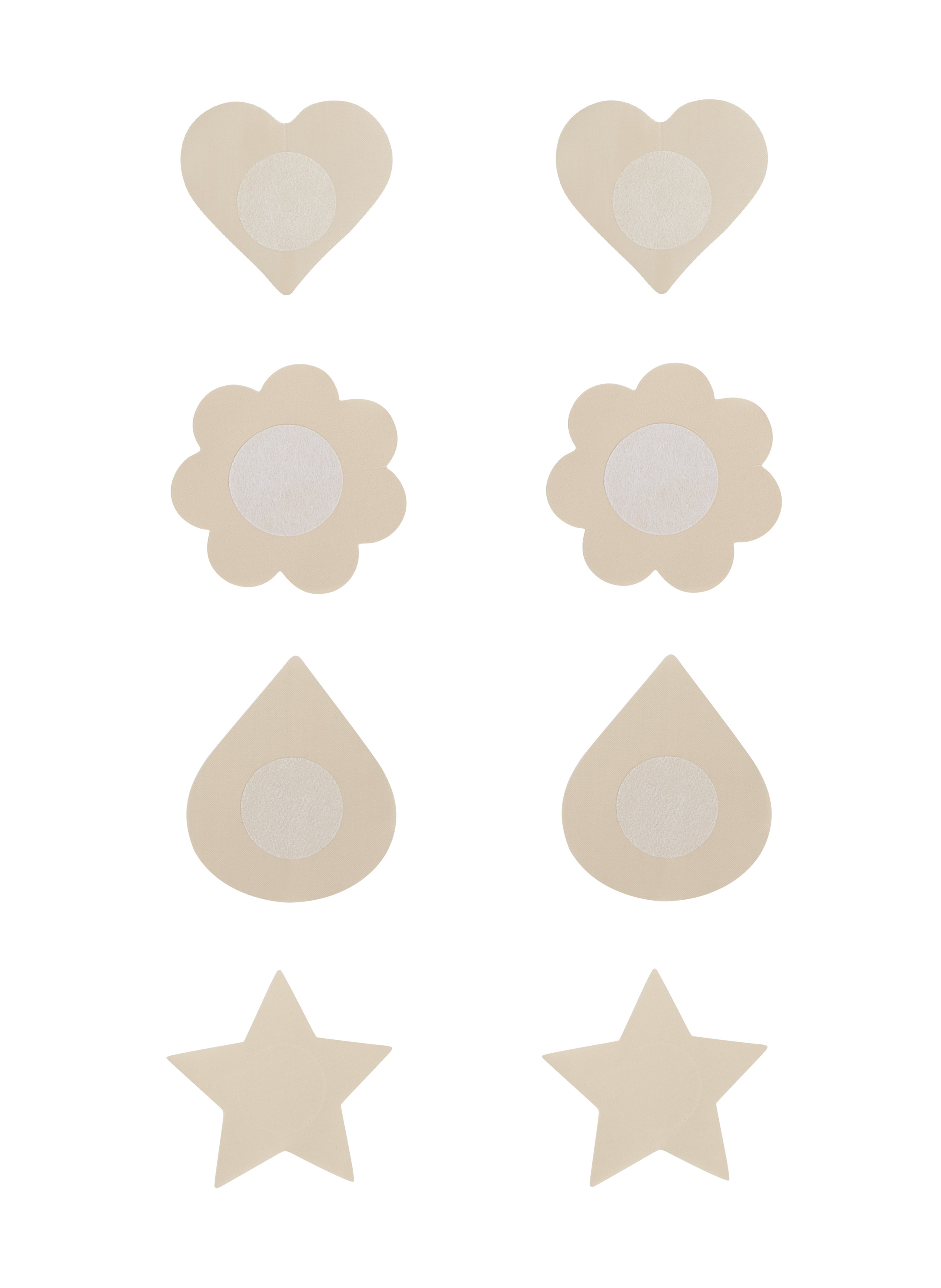 4er-Pack Nipple Covers, Beige, main