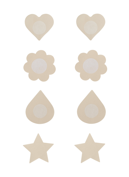 4er-Pack Nipple Covers, Beige