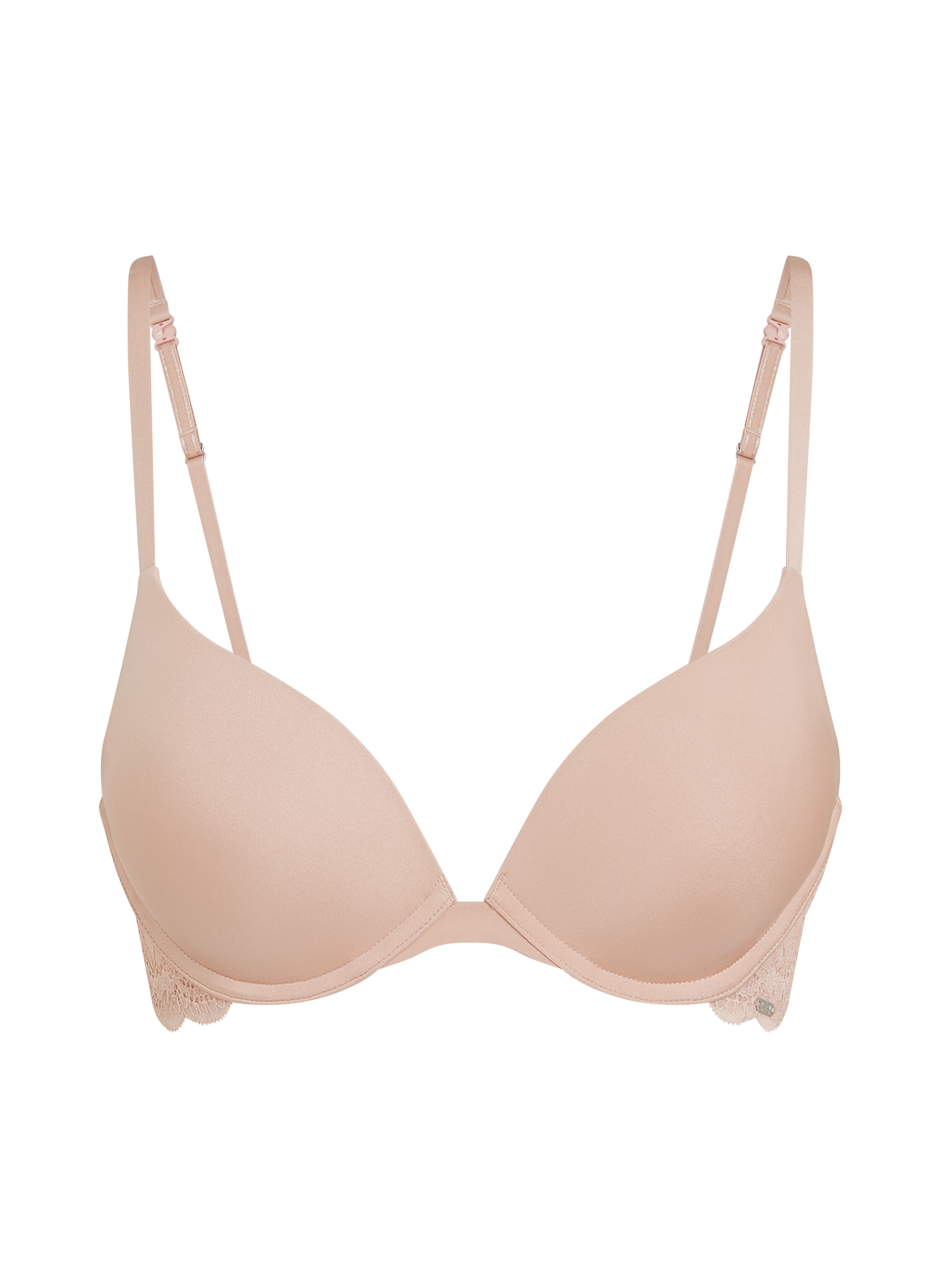 Soutien-gorge &agrave; armatures pr&eacute;form&eacute; push-up Angie, Beige