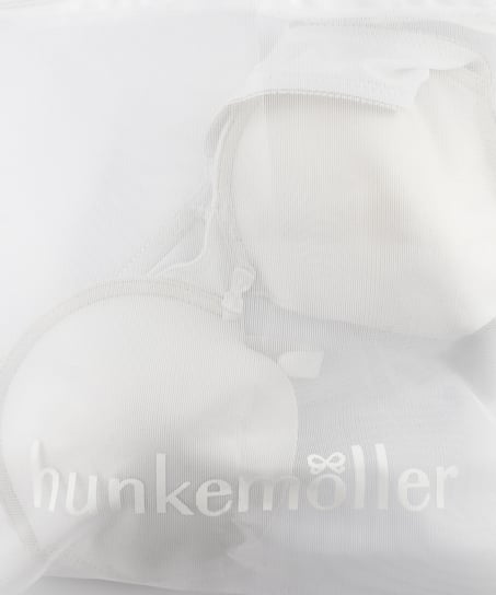 Waschbeutel Reißverschluss, Weiß