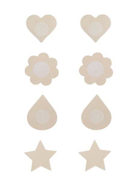 4er-Pack Nipple Covers, Beige