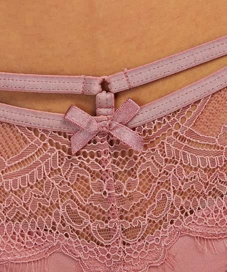 Boxer string Nathalie, Rose