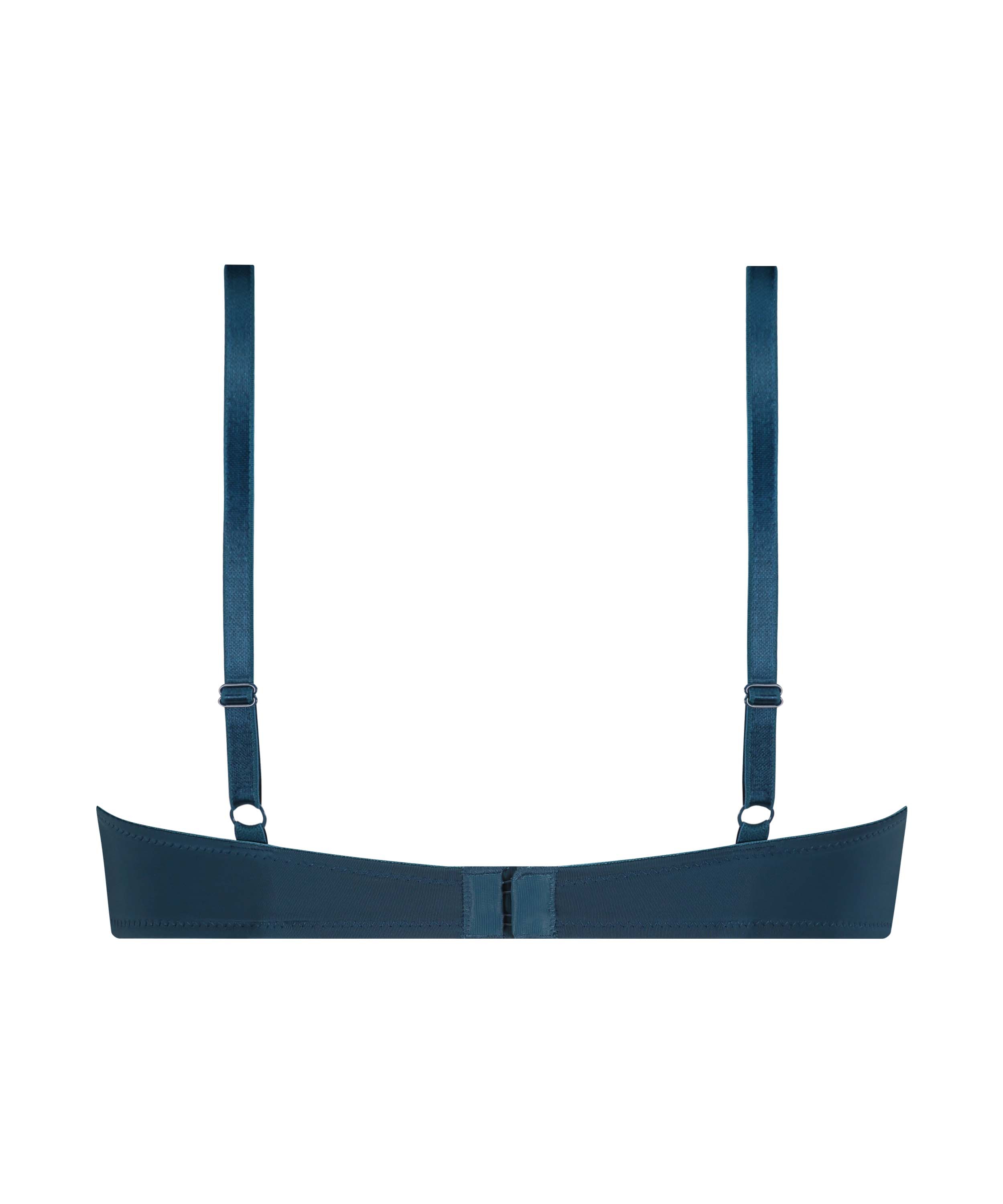 Vorgeformter B&uuml;gel-BH Plunge, Blau, main