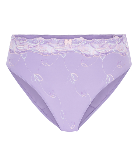 Slip taille haute Diva, Violet