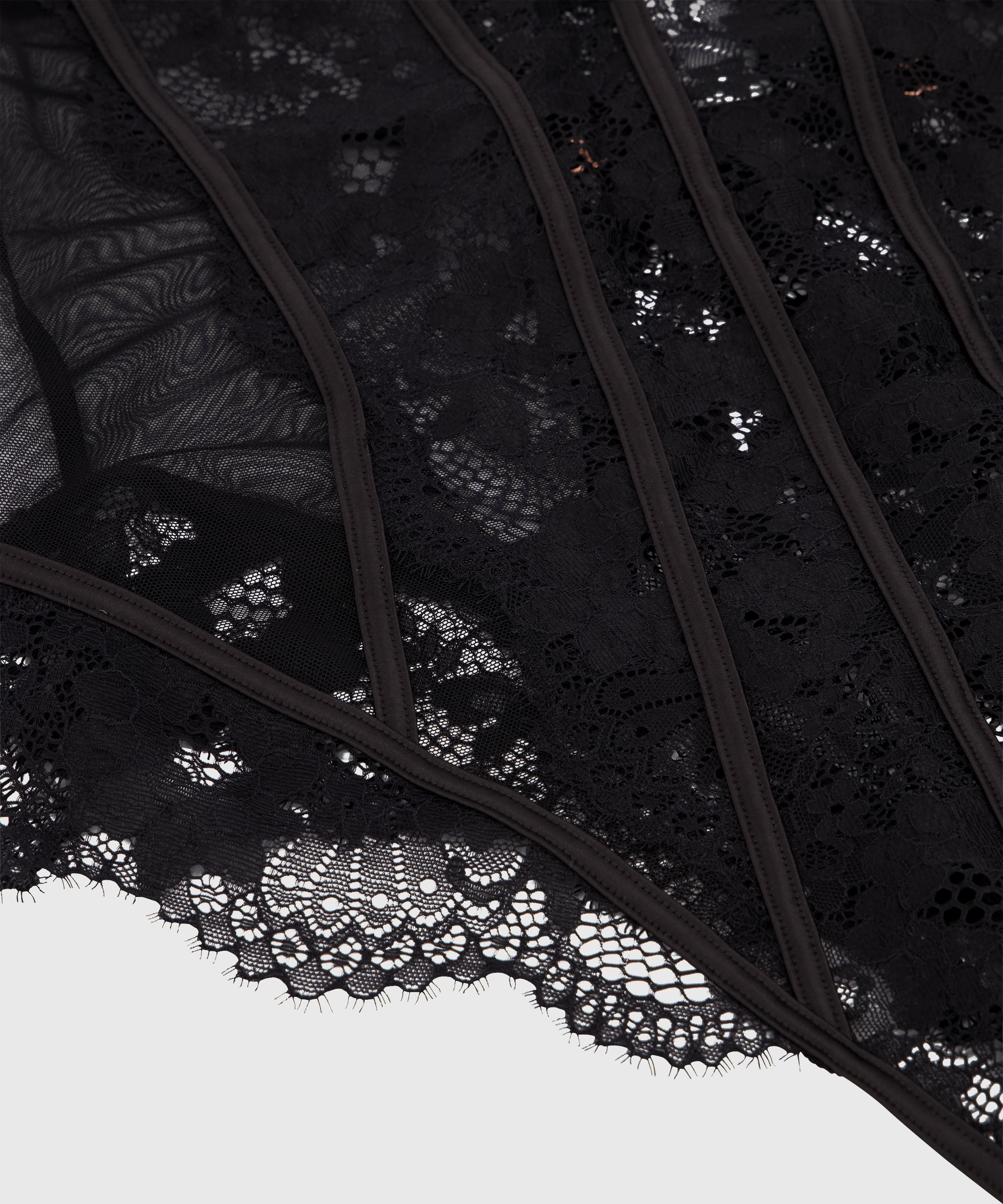 Body &agrave; armatures Gabrielle, Noir, main