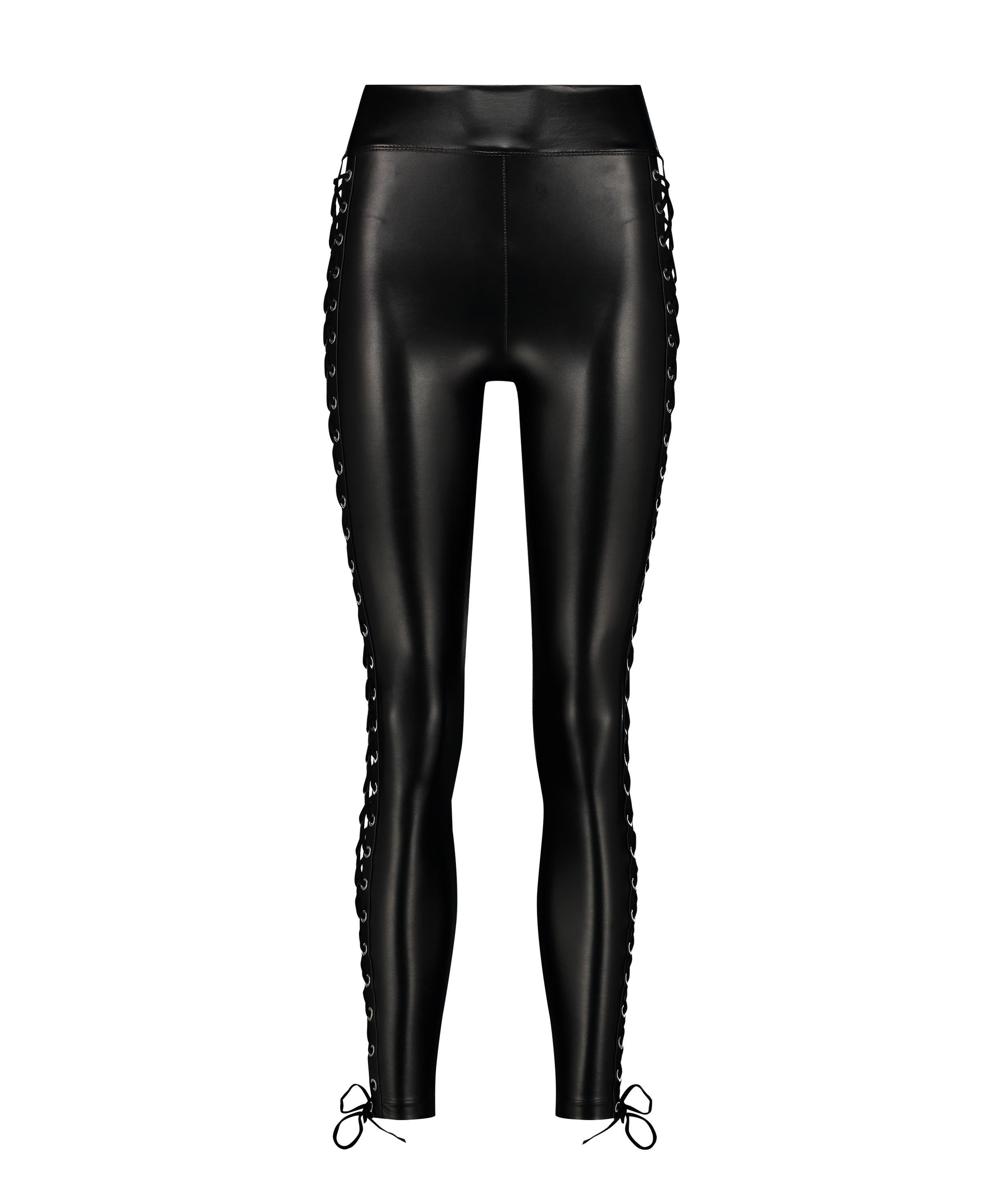 Legging Lace up, Schwarz, main