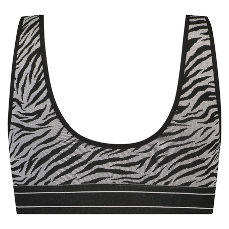 Nahtloser Bralette Eliza, Grau