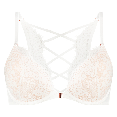 Soutien-gorge à armatures préformé push-up Cardi, Blanc