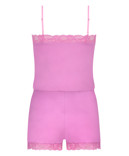 Ensemble de pyjama court Cami, Rose