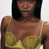 Unwattierter Bügel-BH Ember, Grün