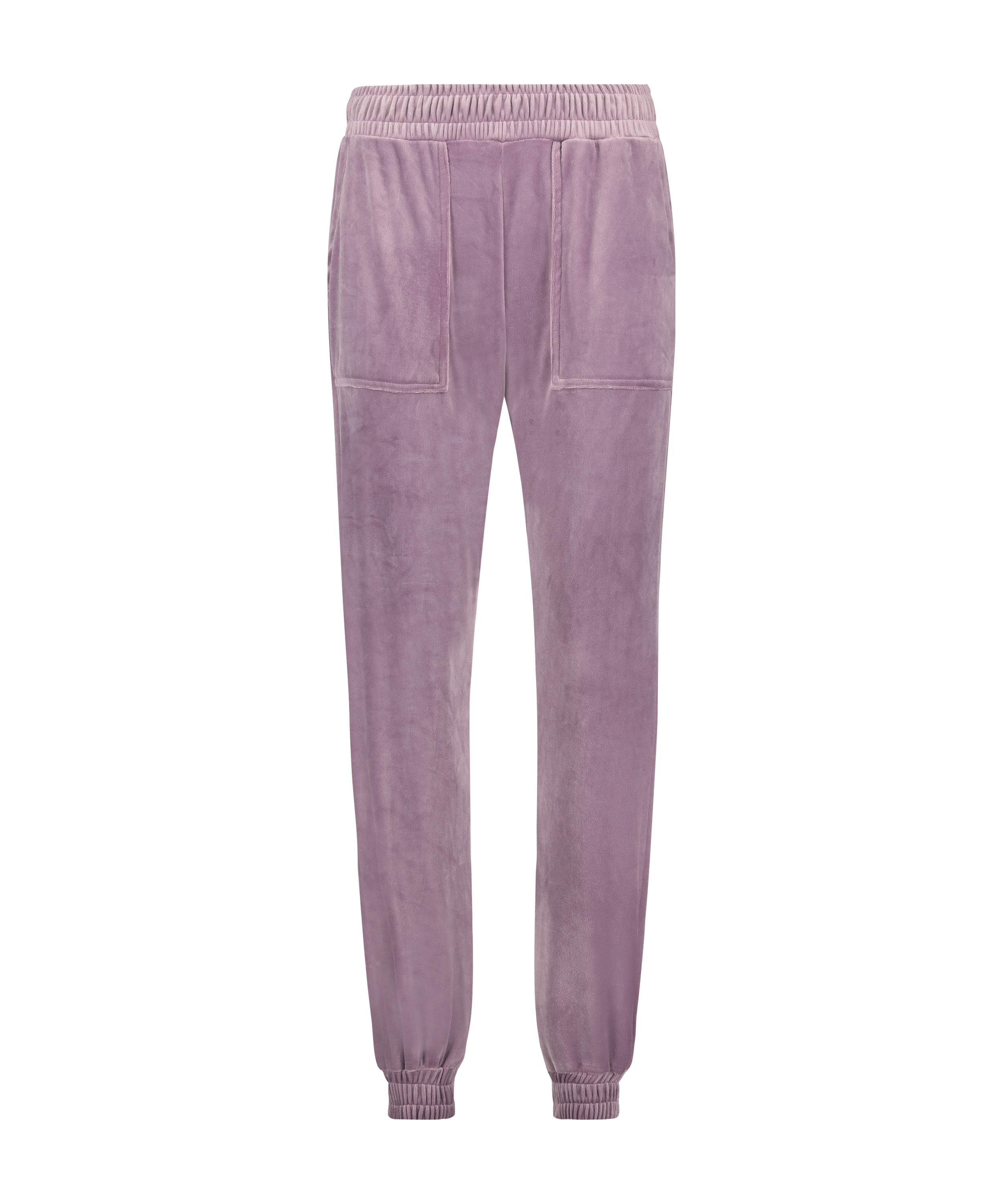 Pantalon de jogging Velours long, Violet, main