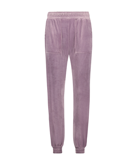 Pantalon de jogging Velours long, Violet