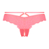 Slip br&eacute;silien ouvert Sosha, Rose