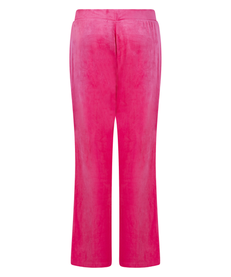 Pyjamahose aus Samt, Rose