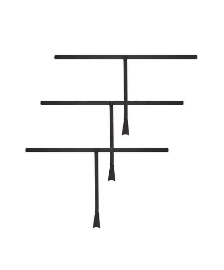 3er-Pack Invisible Strings, Schwarz