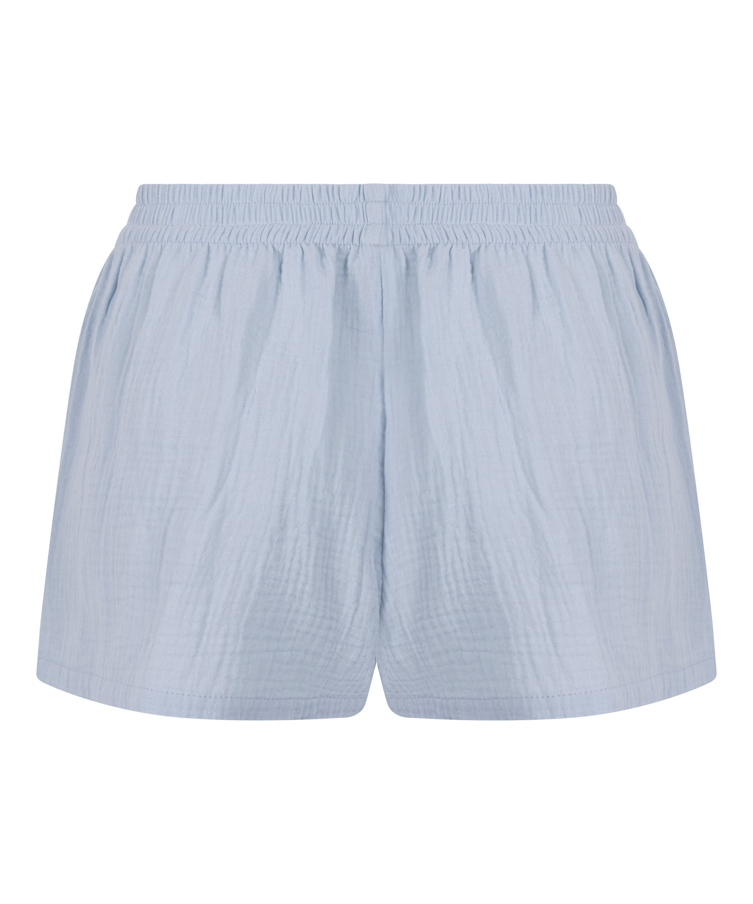 Musselin-Shorts, Blau, main