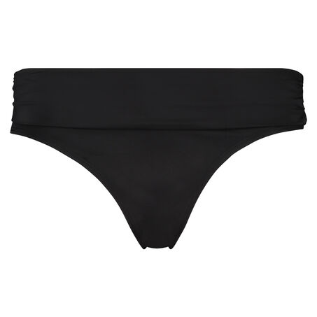 Foldover Bikinislip Sunset Dream, Schwarz