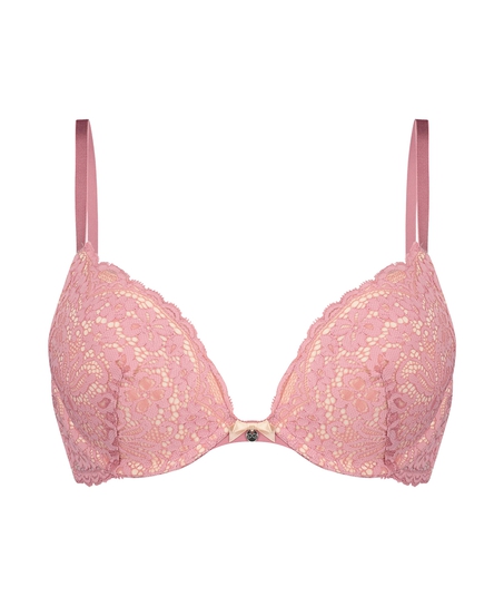 Soutien-gorge push-up &agrave; armatures rembourr&eacute; Rose, Violet
