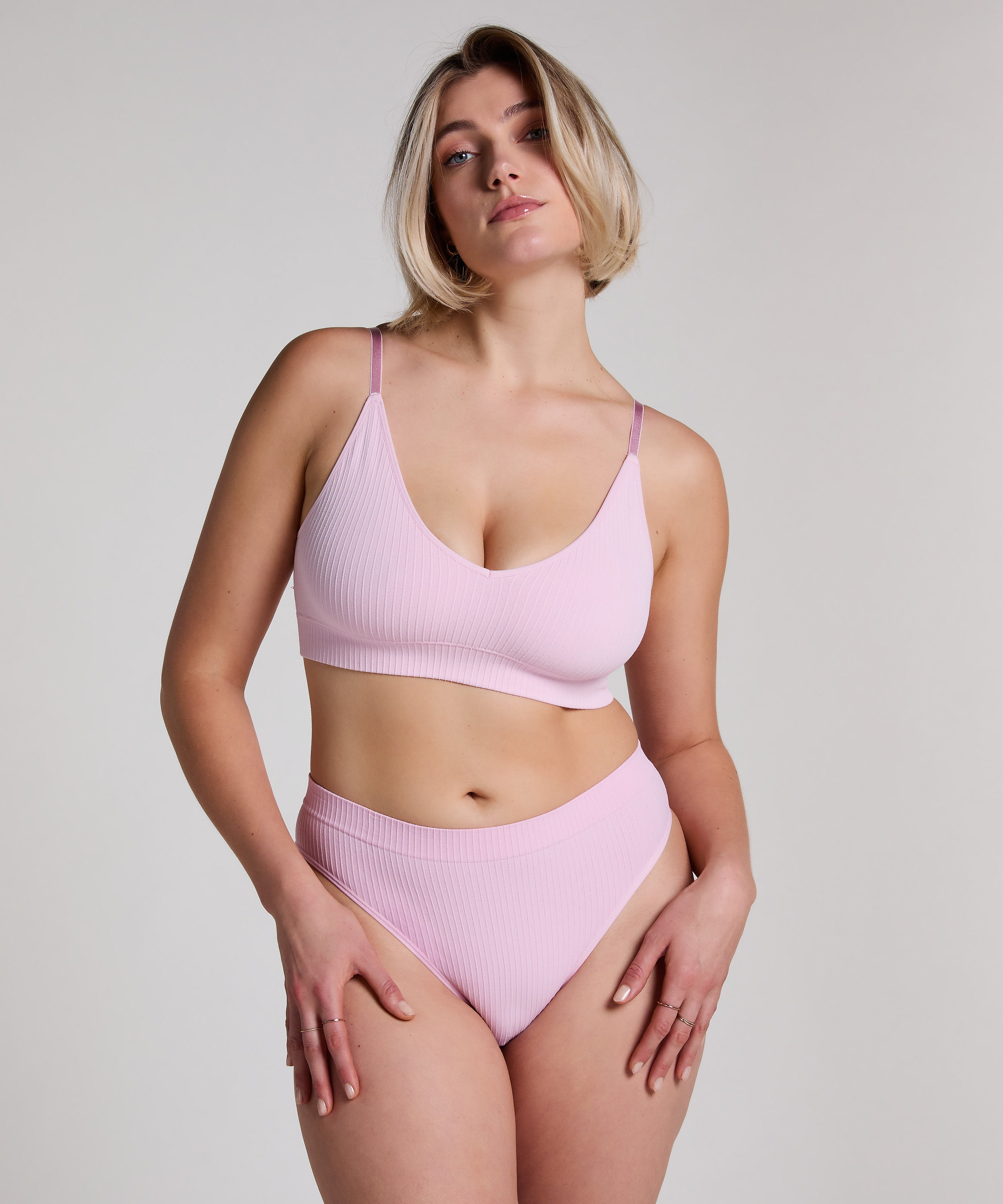 Bralette Dianne, Rose, main