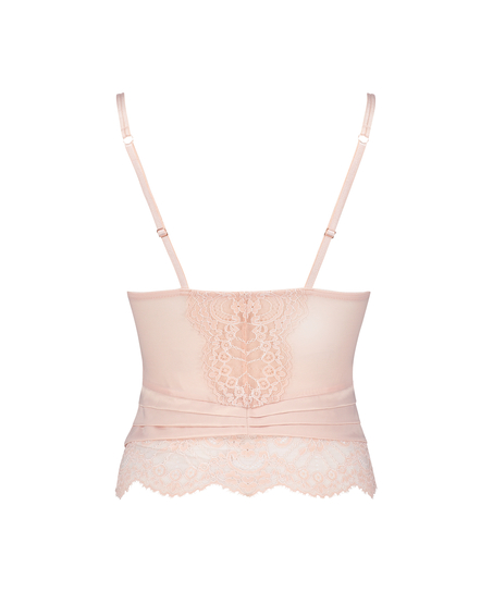 Wattiertes B&uuml;gel-Bustier Amelia, Rose