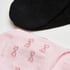 Lot de 2 paires de footies, Rose