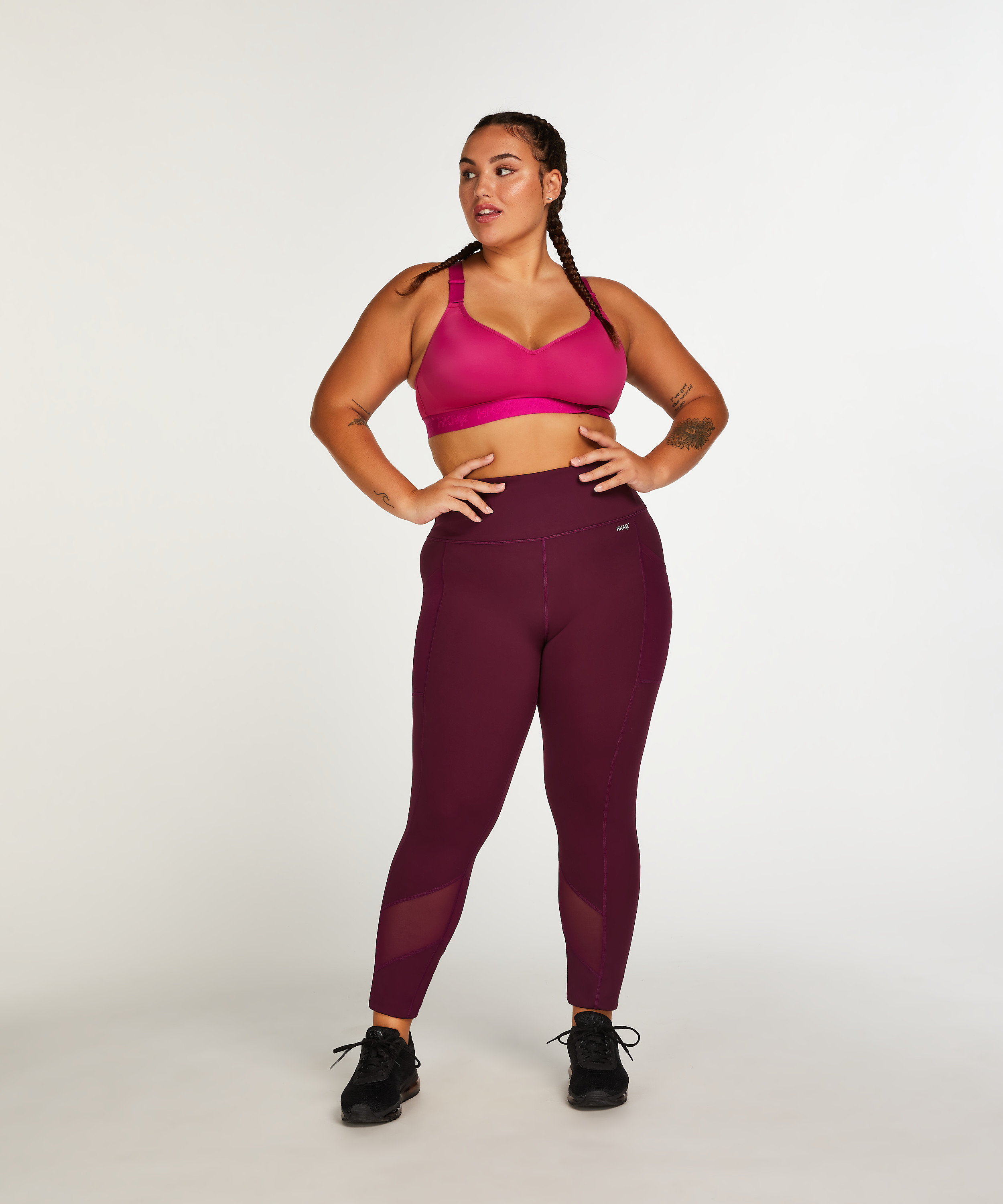 HKMX Legging taille haute Oh My Squat, Violet, main