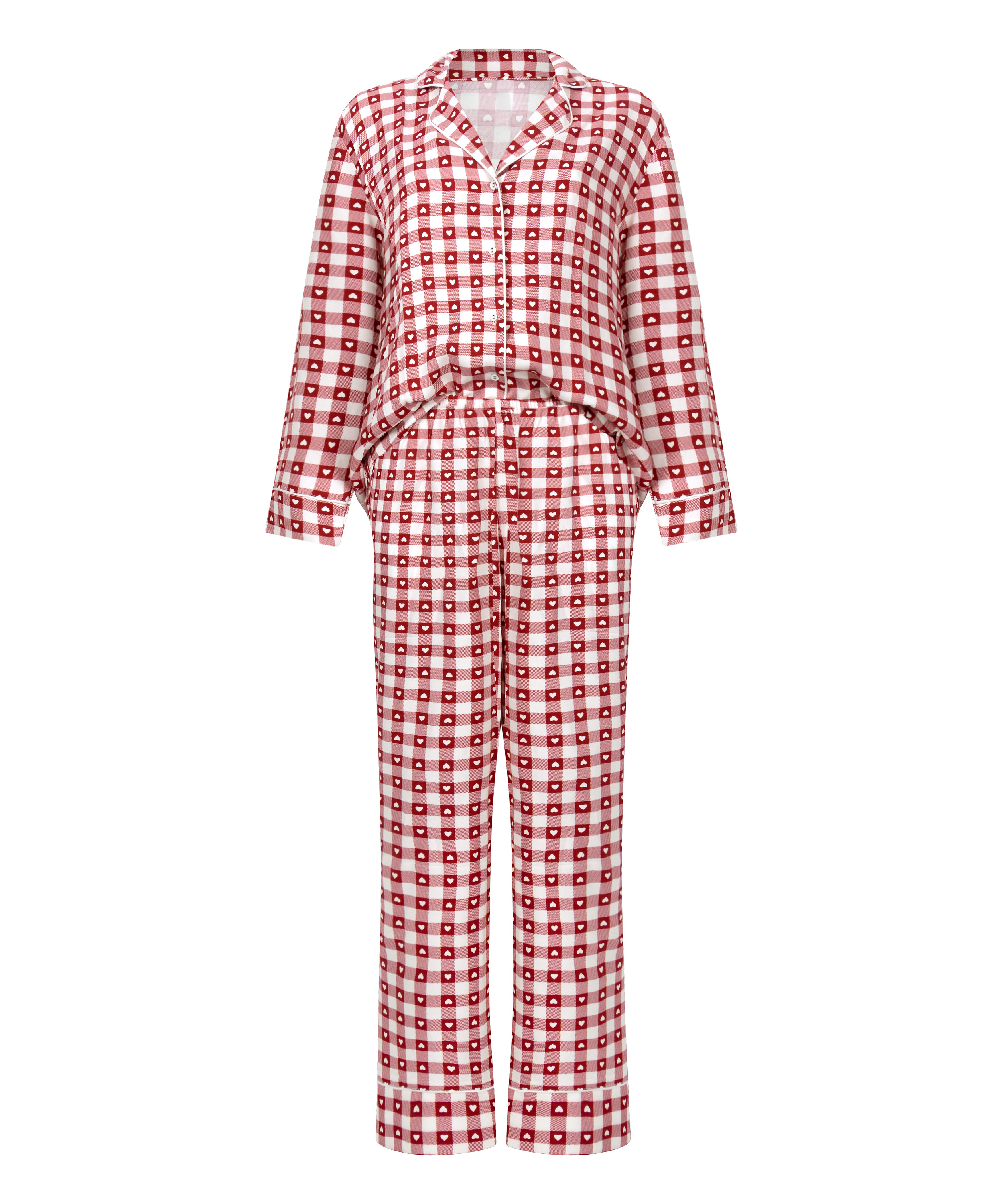 Pyjamaset Twill, Rot, main