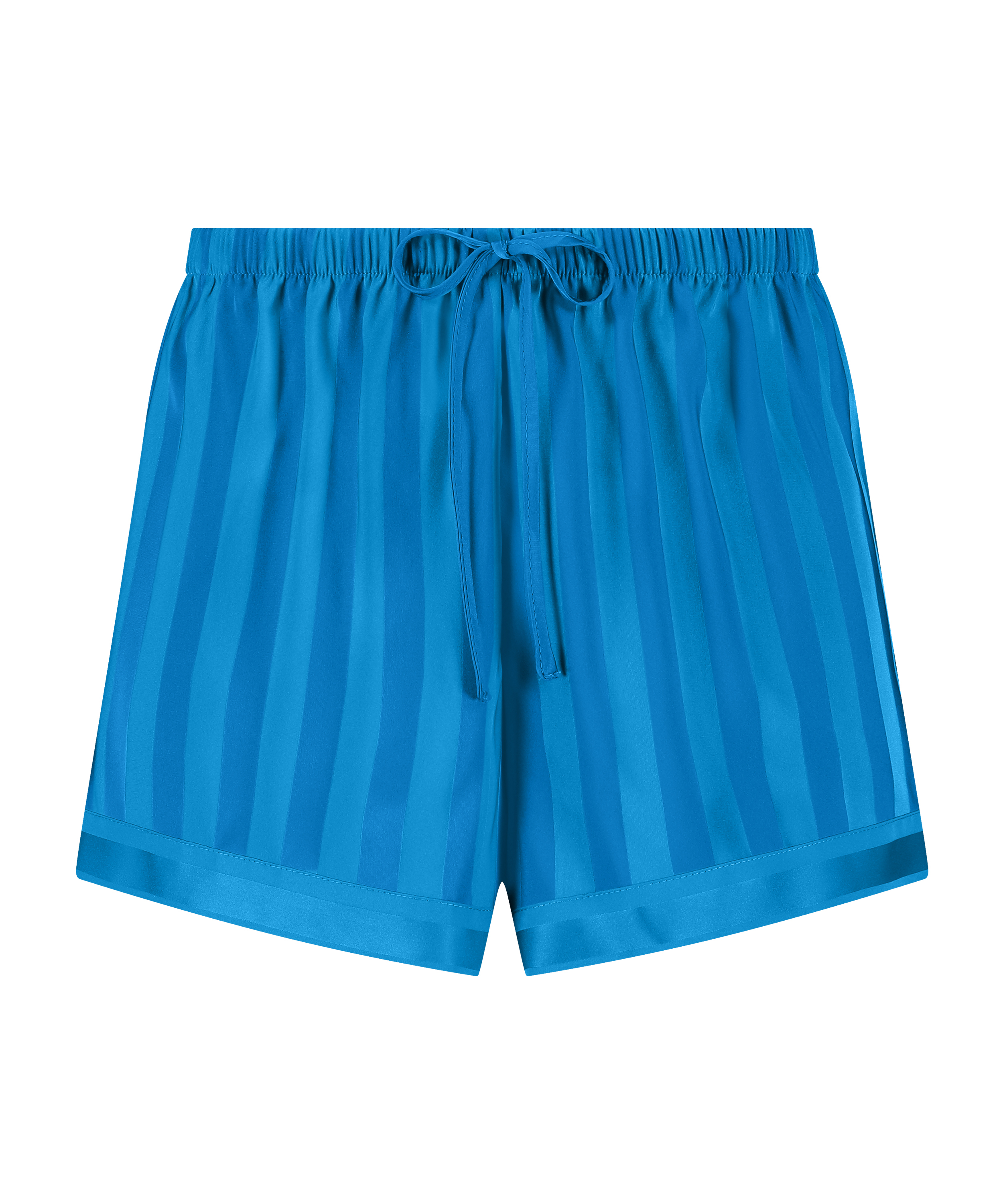Pyjama-Shorts Satin, Blau, main