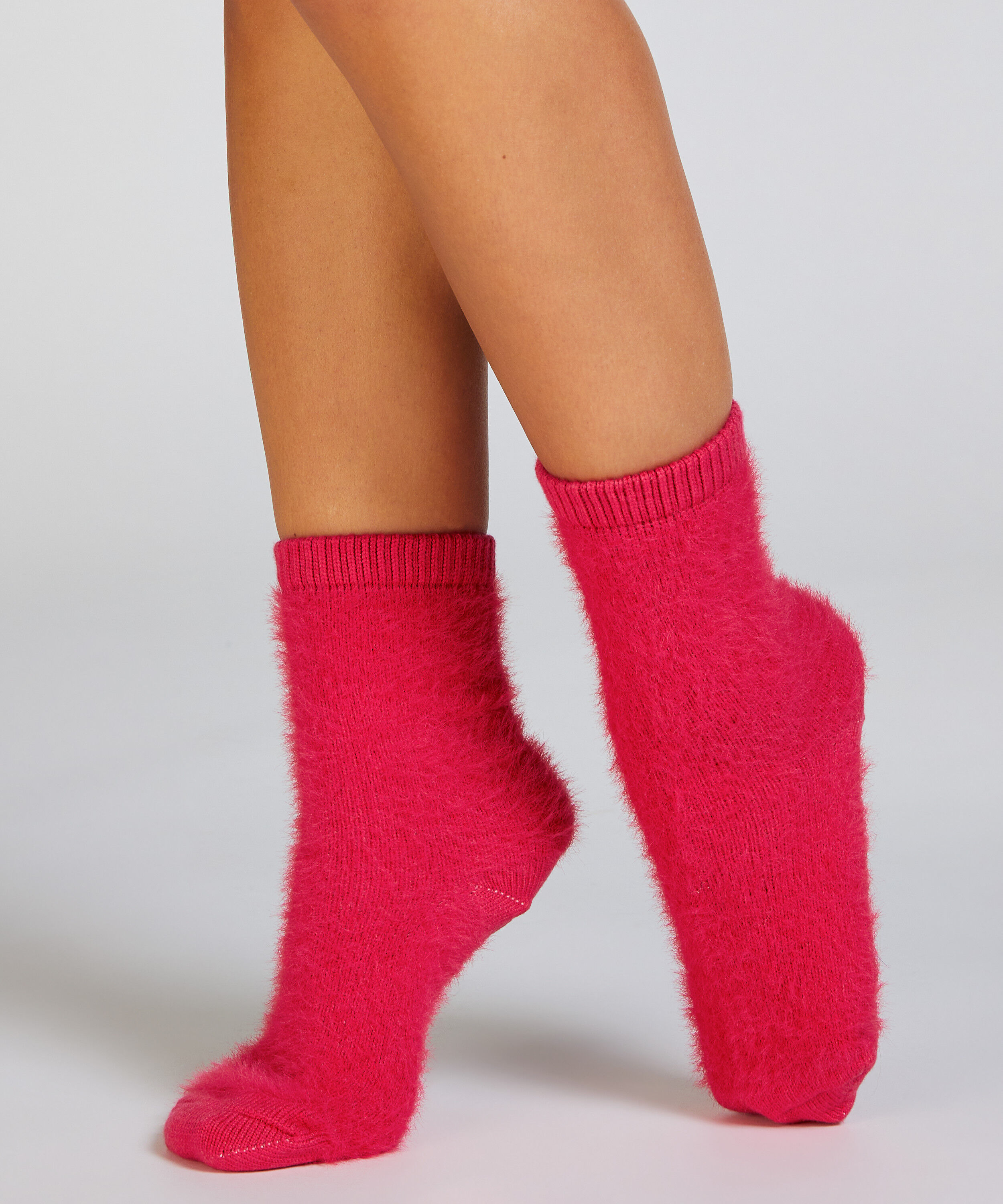 1 Paar Stricksocken, Rose