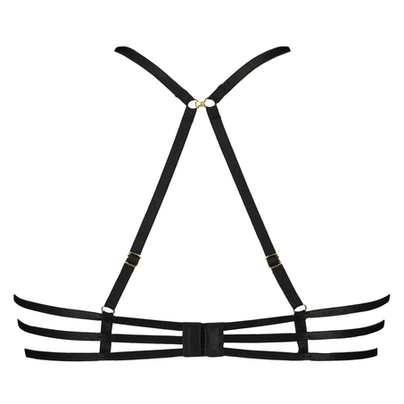 Unwattierter Bügel-BH Yuna, Schwarz